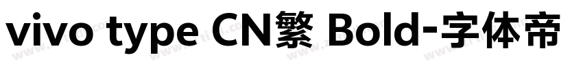 vivo type CN繁 Bold字体转换